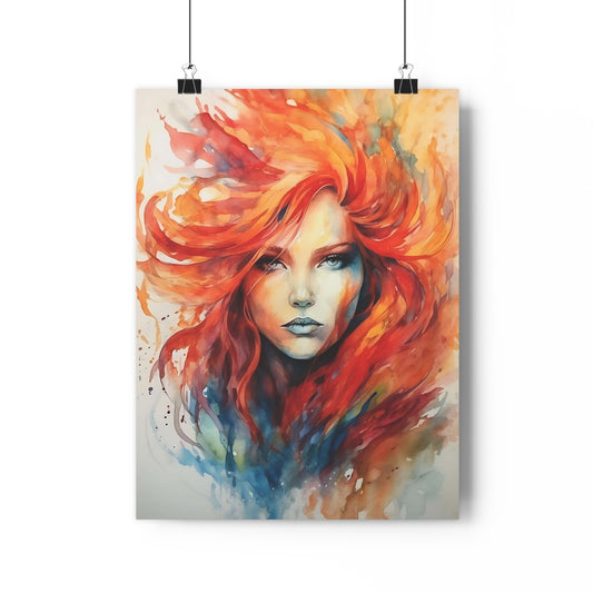 Art Print - Fierce Watercolor