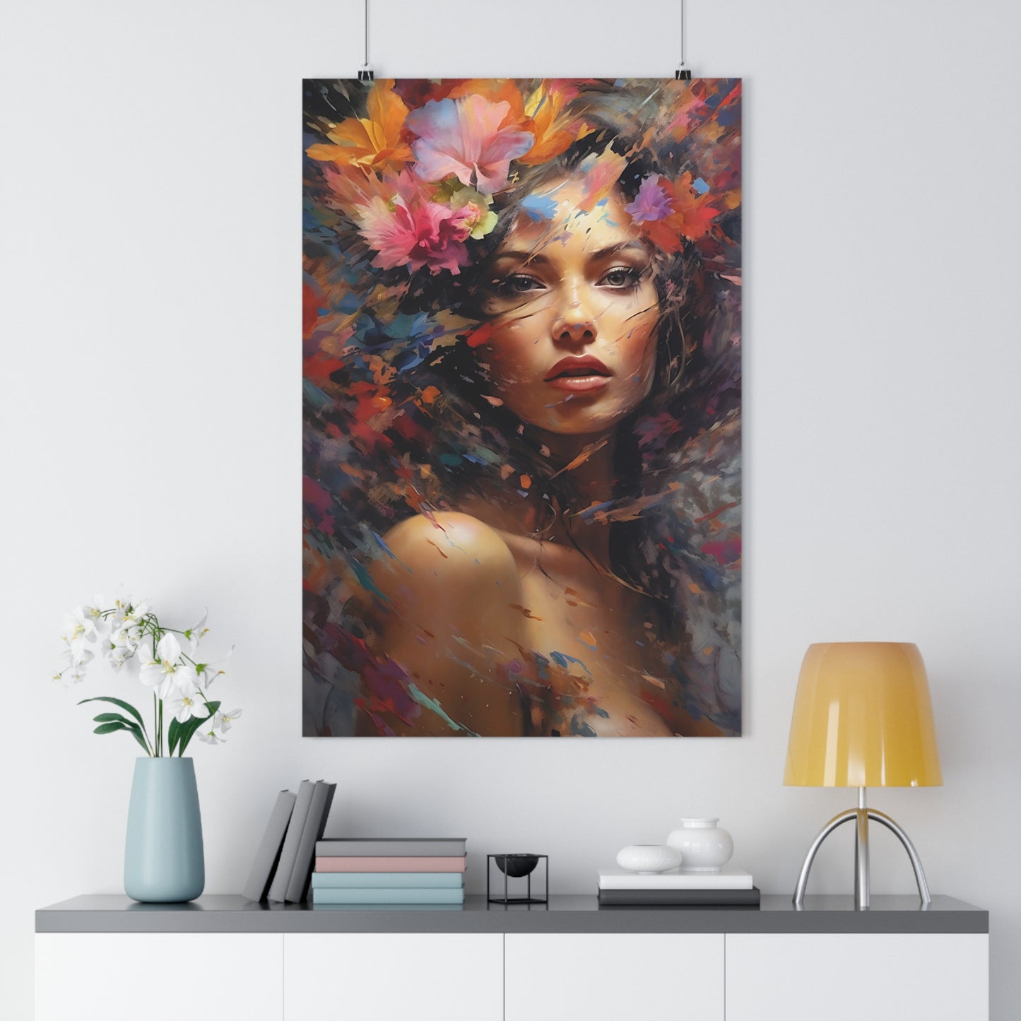 Art Print - In Her Eyes I Found Love