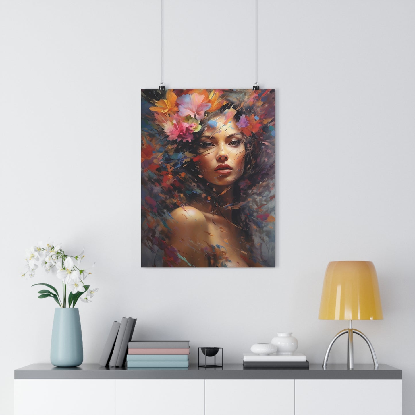 Art Print - In Her Eyes I Found Love